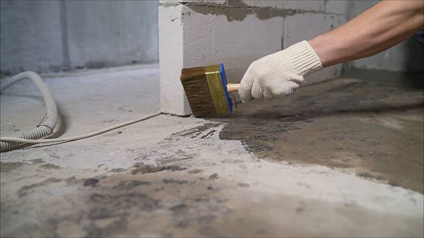 SJ Waterproofing Pros Interior Drainage System coverage map for Sunman, IN and surrounding area